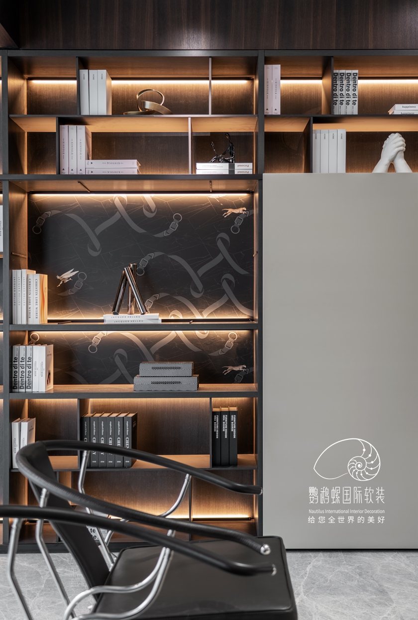 绿城·御河上院210㎡新中式气概装修软装实景_精装房