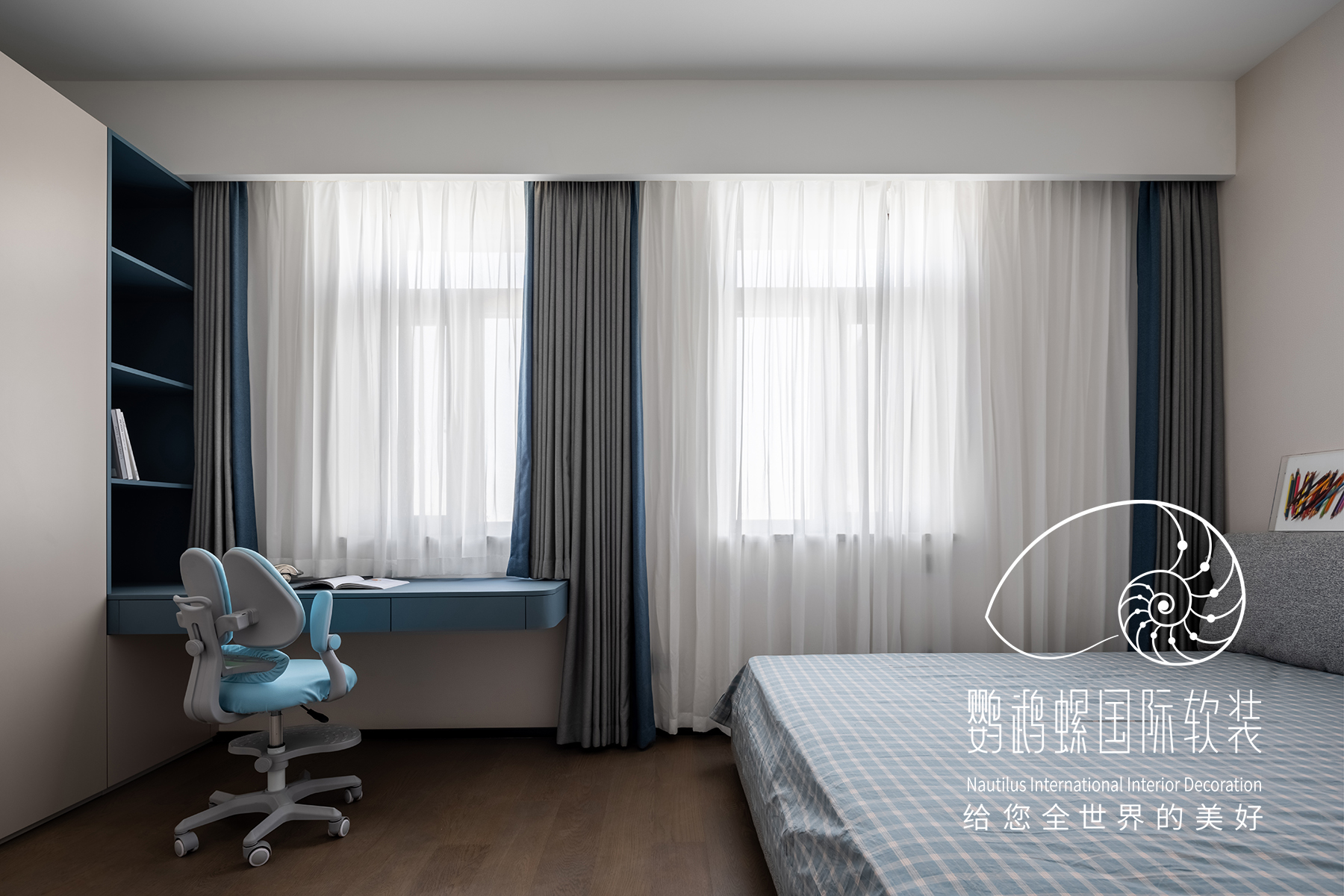 利航观棠147平米现代气概装修软装实景图 _精装房