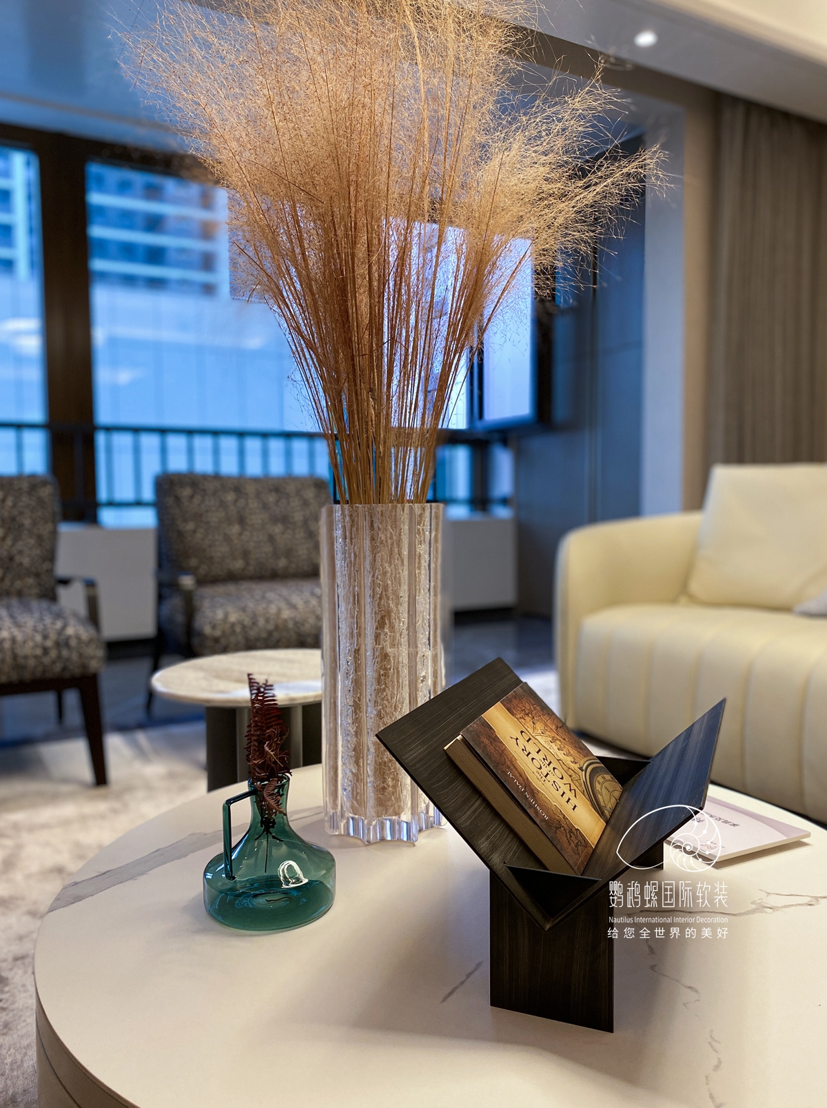中房卓越府174㎡意式极简气概装修设计实景_样板间
