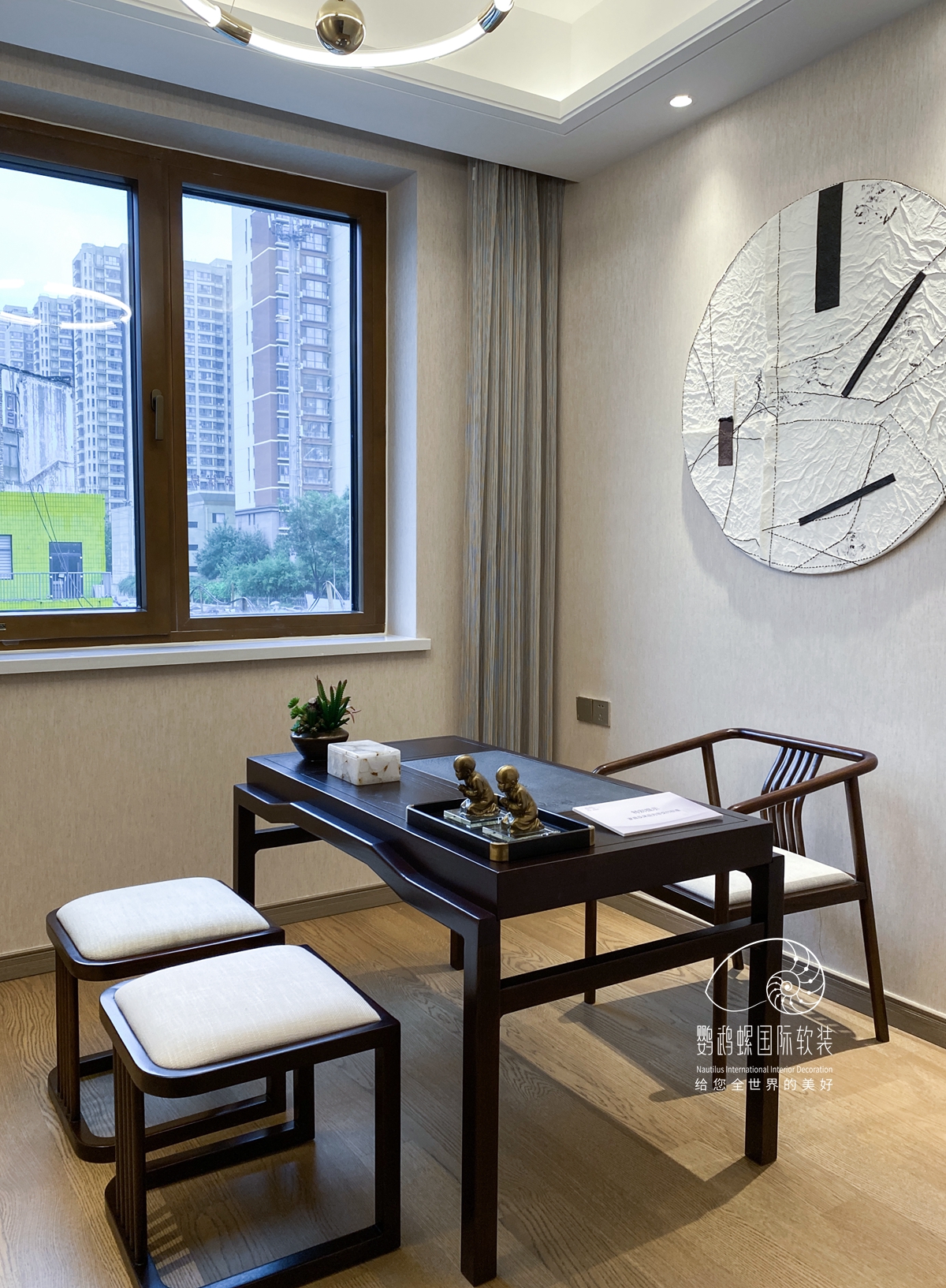 中房卓越府174㎡意式极简气概装修设计实景_样板间
